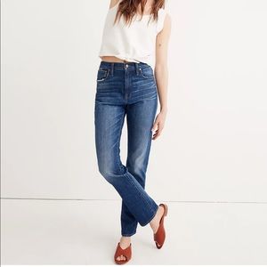 Madewell high rise slim boy jean 29